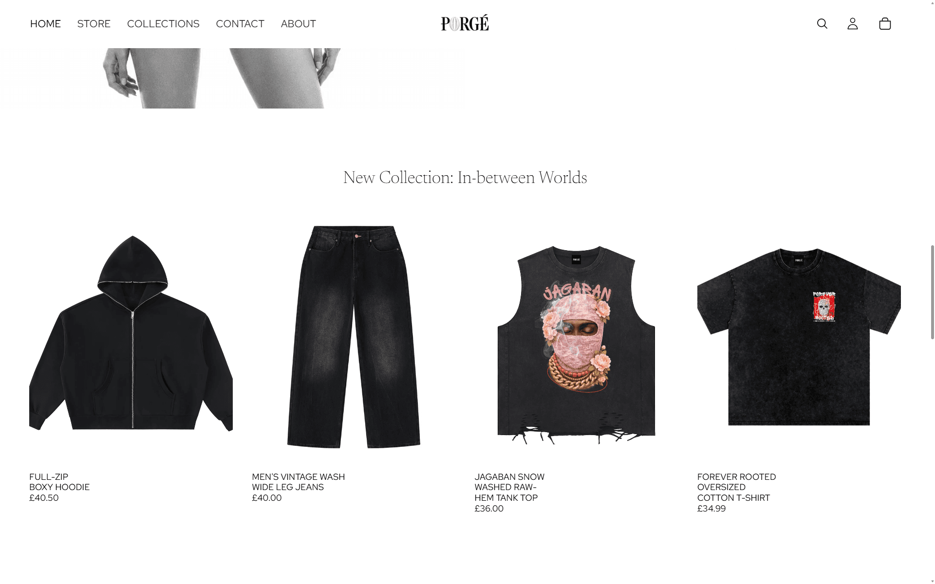 Collection moment. Full-bleed imagery, copy kept to a whisper.